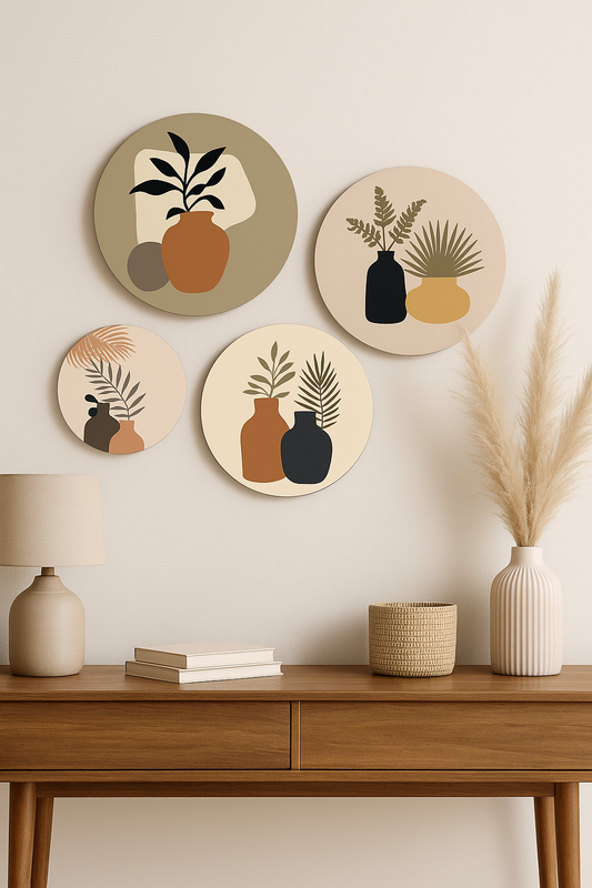 ABSTRACT ART WOODEN HANDING