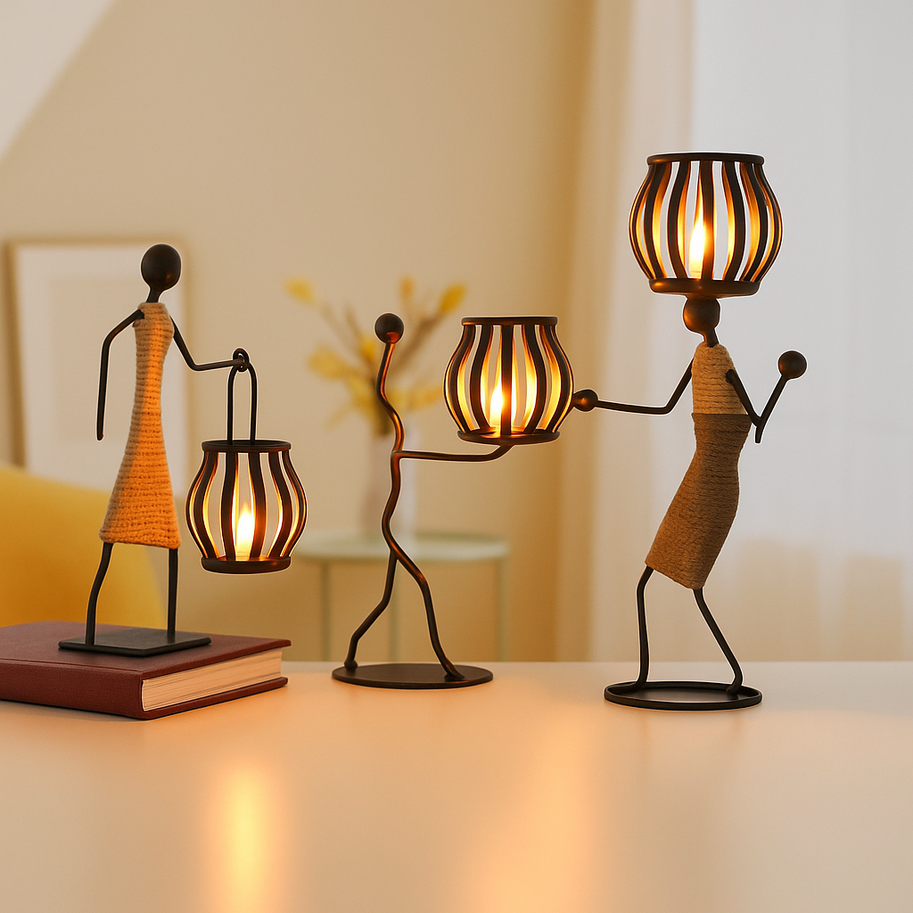 BOHO T-LIGHT CANDLE HOLDER