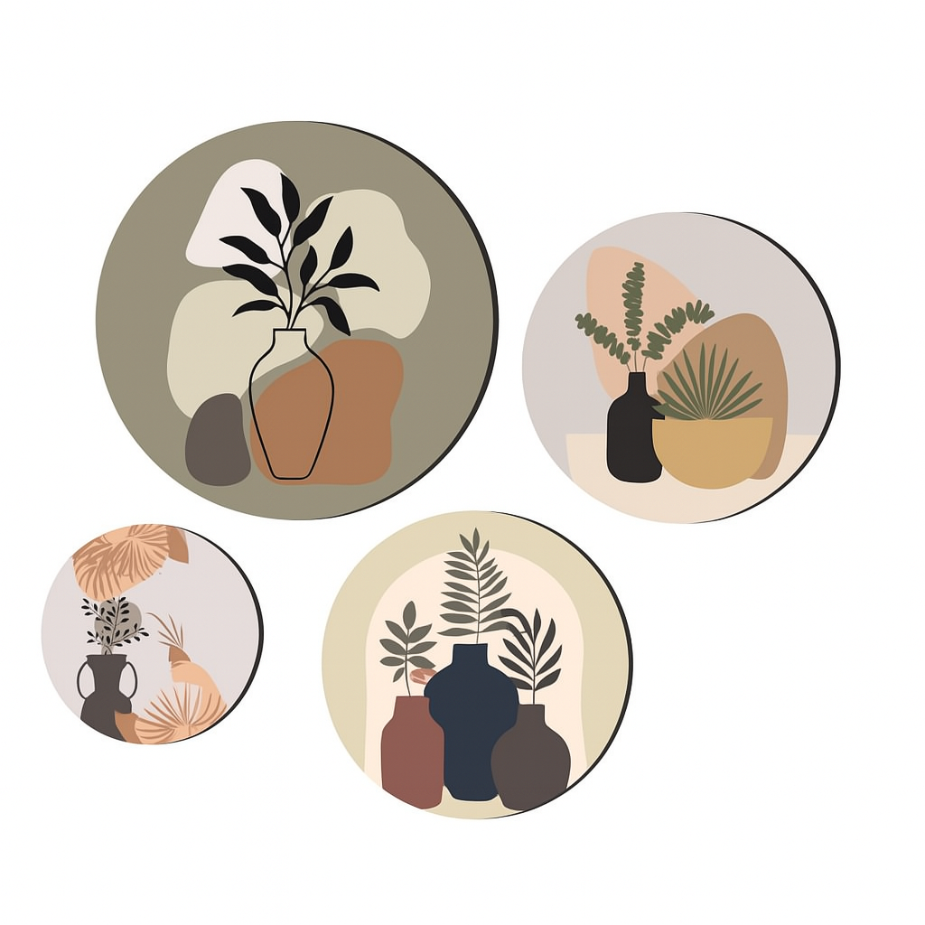 ABSTRACT ART WOODEN HANDING