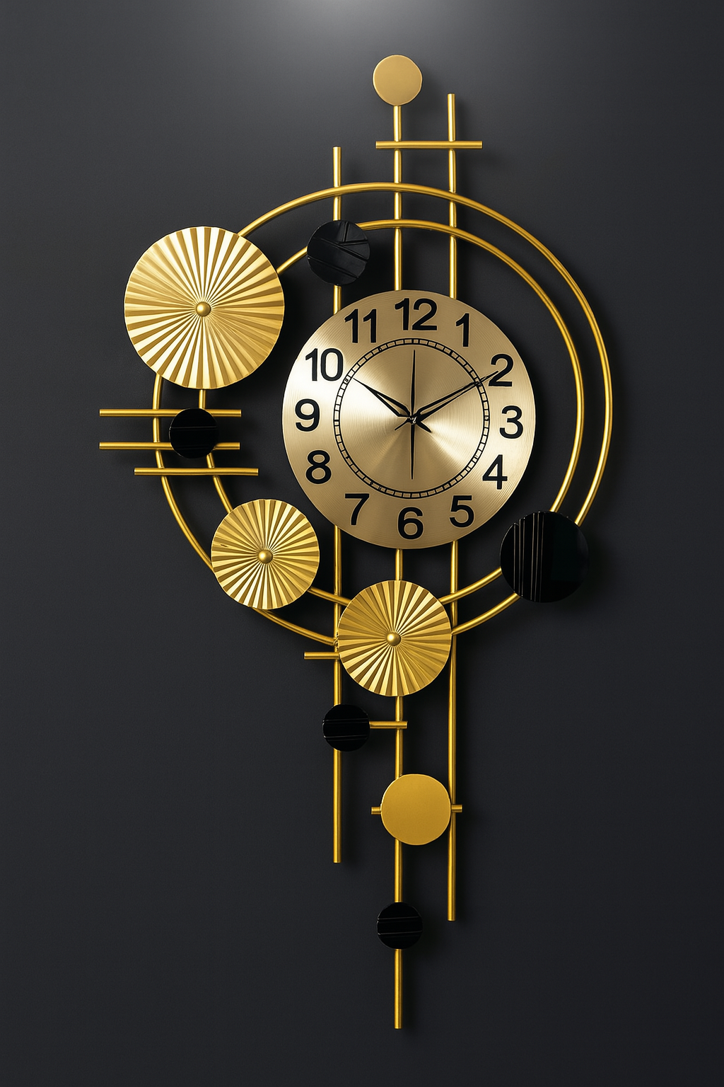 FUNTEREST METAL WALL CLOCK